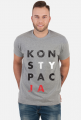 Nowość! Koszulka szara KONSTYPACJA Grunge (Konstytucja parodia). Zobacz też inne wzory!