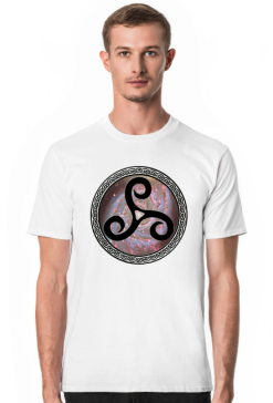 Koszulka Męska Triskelion Galaktyka