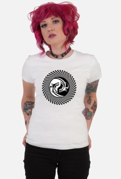 Koszulka Damska Yin Yang Smoki