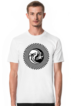 Koszulka Męska Yin Yang Smoki