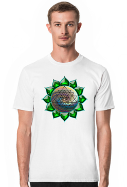 Koszulka Męska Sri Yantra Galaktyka