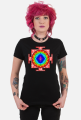 Koszulka Damska Sri Yantra Kolorowa