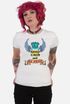 Koszulka Damska Keep Calm and Be Free