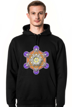 Bluza Męska z Kapturem Metatron Kolorowy