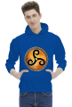 Bluza Męska z Kapturem Triskelion