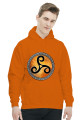 Bluza Męska z Kapturem Triskelion
