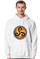 Bluza Męska z Kapturem Triskelion