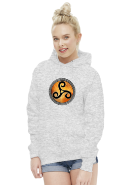 Bluza Damska z Kapturem Triskelion