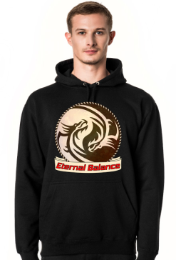 Bluza Męska z Kapturem Yin Yang Eternal Balance
