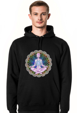 Bluza Męska z Kapturem Transcendencja w Medytacji