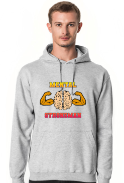 Bluza Męska z Kapturem Mental Strongman