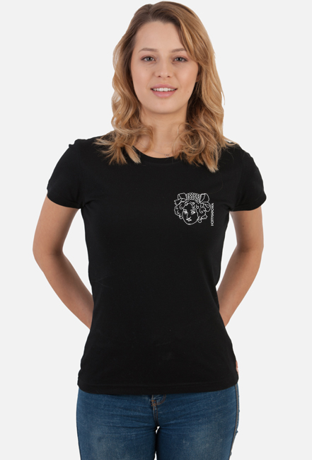 Koszulka hoffmanowa damska czarna