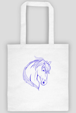 Blue horse