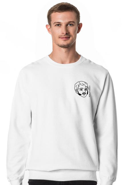 Bluza poniatowski męska biała