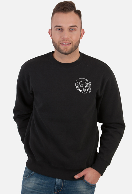 Bluza poniatowski męska czarna