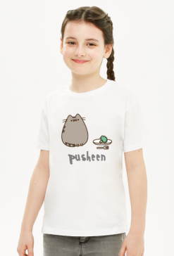 Dziewczęcy T-Shirt Pusheen wzór 16