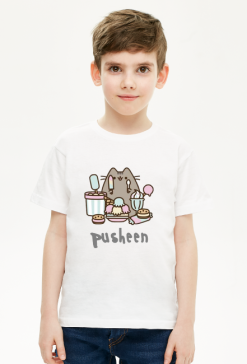 Chłopięcy T-Shirt Pusheen wzór 17