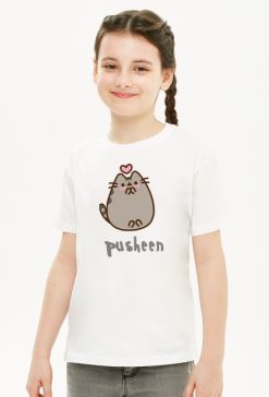 Dziewczęcy T-Shirt Pusheen wzór 18