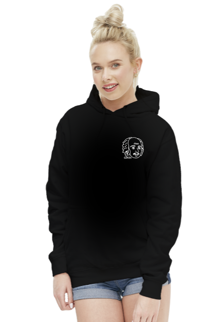 Bluza z kapturem czacki damska czarna