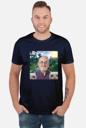 Zdjęcie dziadka z peja - koszulka