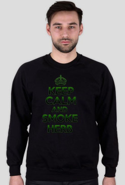 Keep Calm and Smoke Herb (man)