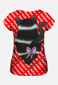 Neko x senpai Woman t-shirt FP