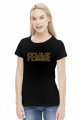 Koszulka damska FEMME - czarna