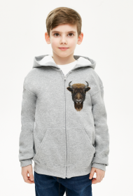 Bluza dziecięca ŻUBR (zamek)