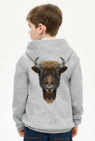 Bluza dziecięca ŻUBR (zamek)