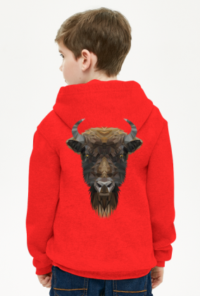 Bluza dziecięca ŻUBR (zamek)