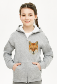 Bluza dziecięca 2 LIS (zamek)