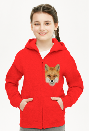 Bluza dziecięca 2 LIS (zamek)