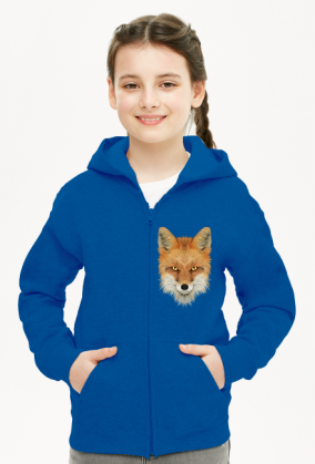 Bluza dziecięca 2 LIS (zamek)