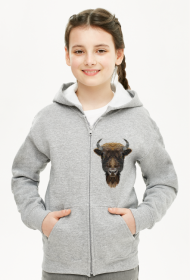 Bluza dziecięca 2 ŻUBR (zamek)