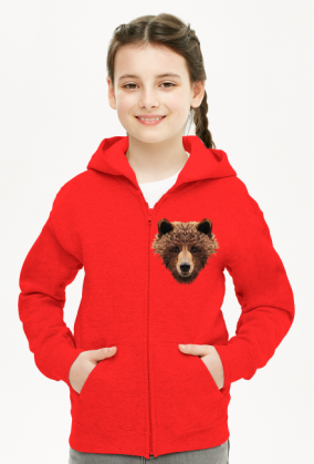 Bluza dziecięca 2 MIŚ (zamek)