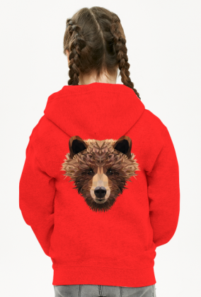 Bluza dziecięca 2 MIŚ (zamek)