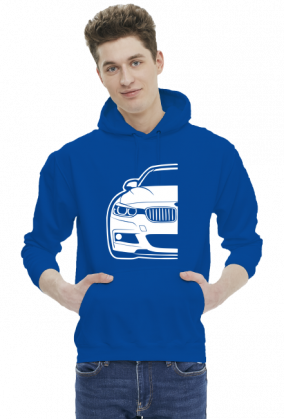 BMW F30 front (bluza męska kaptur) jg