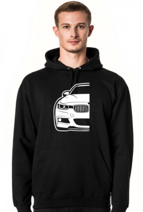 BMW F30 front (bluza męska kaptur) jg