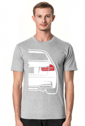 BMW F30 rear (koszulka męska) jg