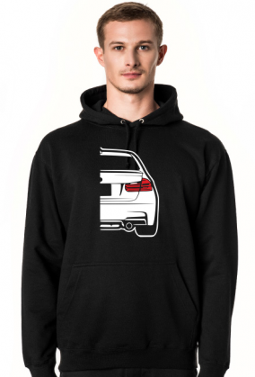 BMW F30 rear (bluza męska kaptur) jg