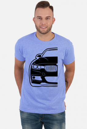 BMW F30 front (koszulka męska) cg