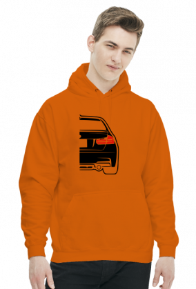 BMW F30 rear (bluza męska kaptur) cg