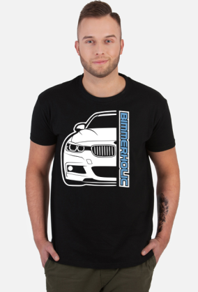 BH BMW F30 front (koszulka męska) jg