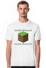 Kocham minecraft - koszulka
