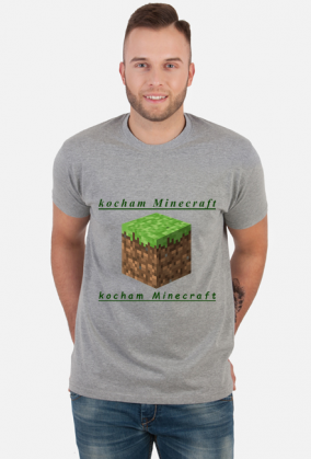 Kocham minecraft - koszulka