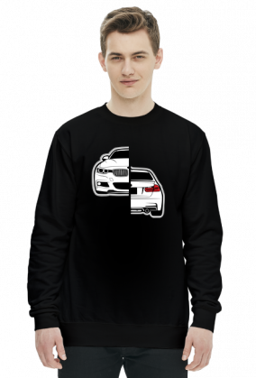 BMW F30 Front N Back (bluza męska klasyczna)