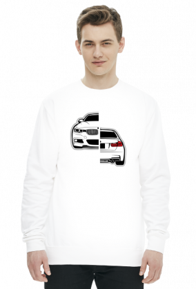 BMW F30 Front N Back (bluza męska klasyczna)