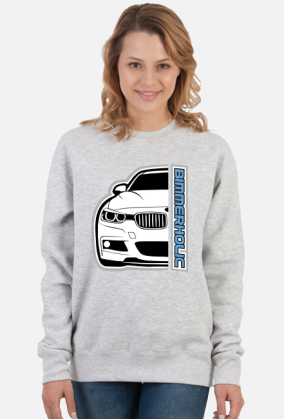 Bimmerholic F30 front (bluza damska klasyczna)