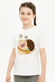 Ślimak Eugeniusz Koszulka Dziewczęca
