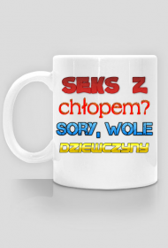 seks z chłopem - kubek